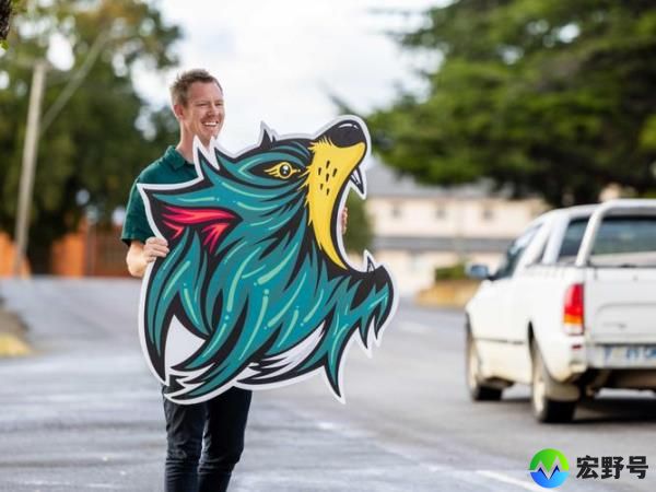 Jack Riewoldt plugs the Devils. Picture: Linda Higginson/Tasmania Football Club