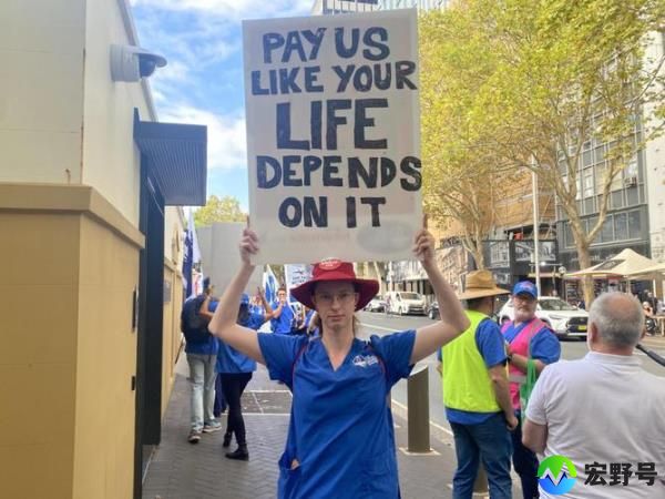 Emma Castro said nurses were being ‘undervalued’’” in the dispute process. Picture: NewsWire / Ria Pandey