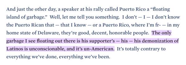 White house trans<em></em>cript of Biden