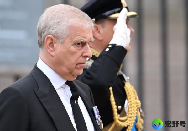 LONDON, ENGLAND - SEPTEMBER 19: Prince Andrew, Duke of York during the State Funeral of Queen Elizabeth II at Westminster Abbey on September 19, 2022 in London, England. Elizabeth Alexandra Mary Windsor was born in Bruton Street, Mayfair, Lo<em></em>ndon on 21 April 1926. She married Prince Philip in 1947 and ascended the throne of the United Kingdom and Commo<em></em>nwealth on 6 February 1952 after the death of her Father, King George VI. Queen Elizabeth II died at Balmoral Castle in Scotland on September 8, 2022, and is succeeded by her eldest son, King Charles III. (Photo by Karwai Tang/WireImage)