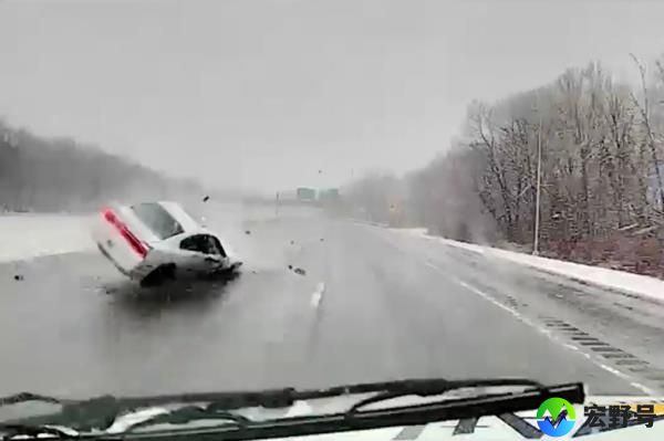 dash cam footage of crash 