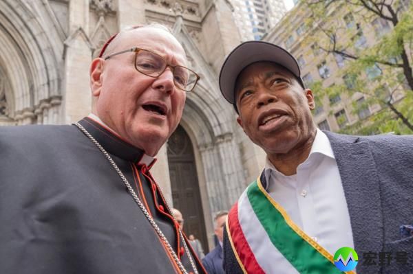 cardinal dolan and mayor eric adams