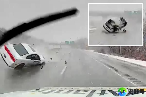 救护车险些在I-95上翻车：视频