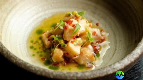 A Ceviche dish from Gaucho