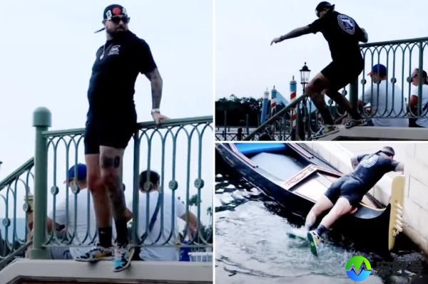 一名男子在迪士尼世界的未来世界跳入泻湖涉嫌赌博