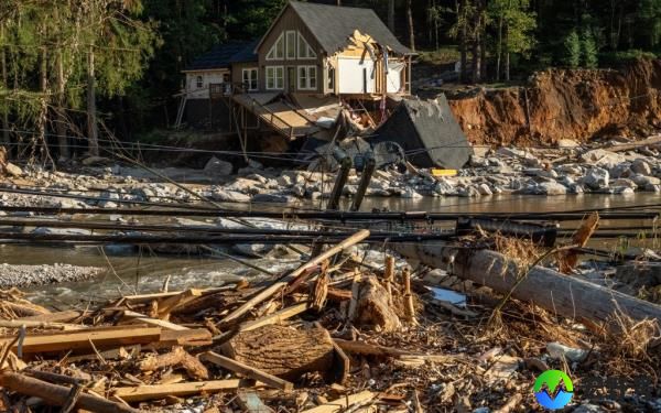 Large swaths of western North Carolina were washed away by Hurricane Helene.
