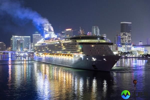 MIAMI, FLORIDA - MAY 06: The Royal Caribbean