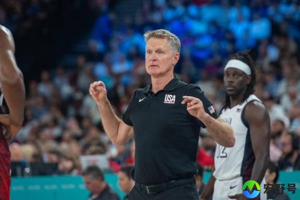 Steve Kerr of United States looks on during a Men