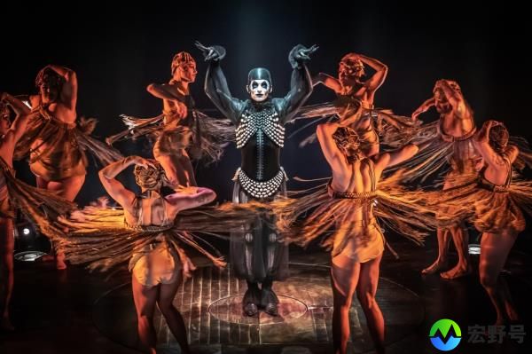 Eddie Redmayne and ensemble in Broadway