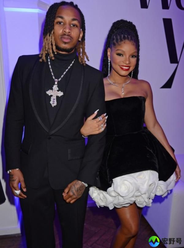 Mandatory Credit: Photo by Richard Young/Shutterstock (14153594ae) DDG - Darryl Dwayne Granberry Jr. and Halle Bailey Glamour Women of the Year Awards, London, UK - 17 Oct 2023