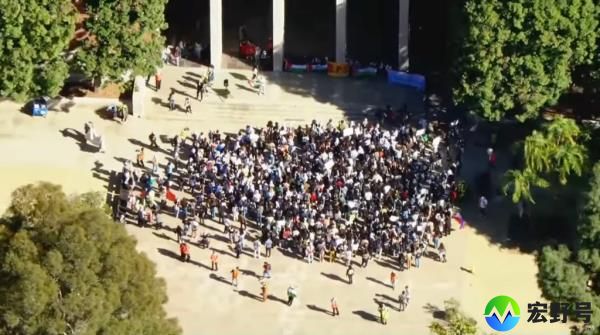 Protesters at UCLA