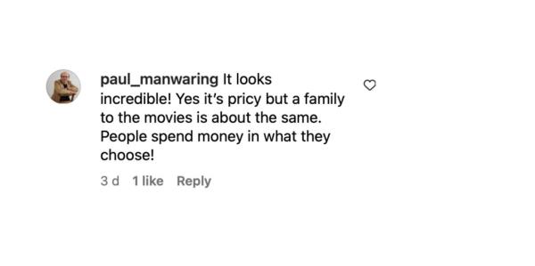 Another comment. 