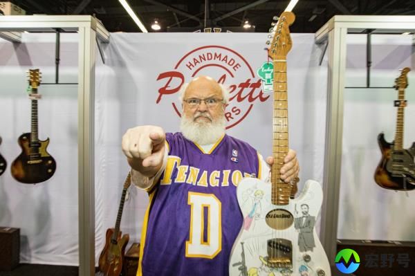 Kyle Gass during The NAMM Show on January 27, 2024