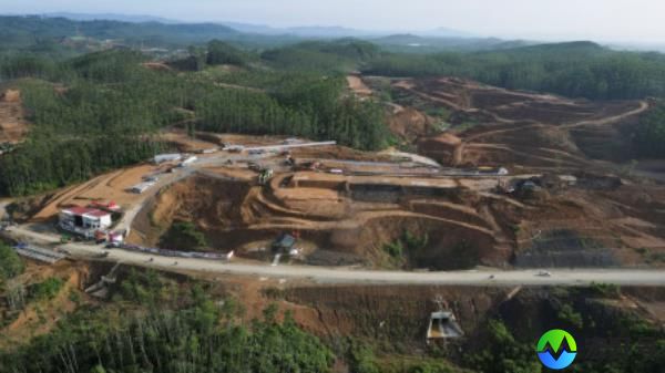General view of core goverment area co<em></em>nstruction of Indonesia
