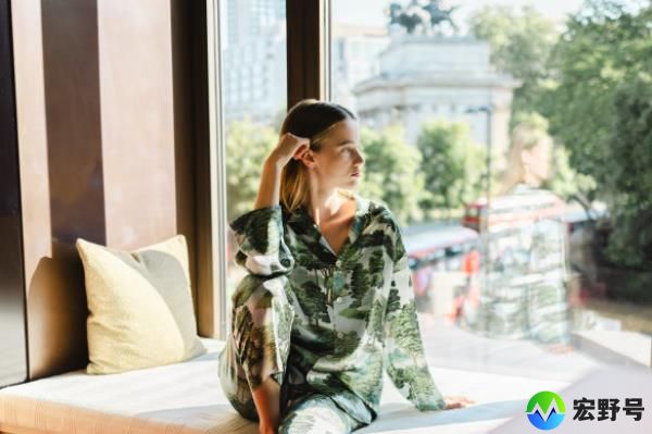 The Peninsula London’s Olivia von Halle pyjamas.