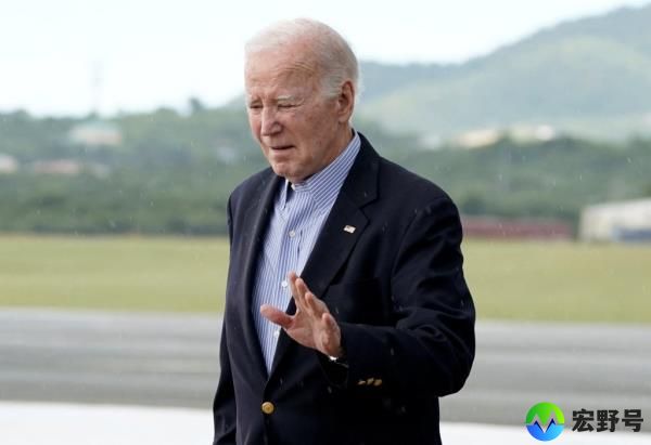 President Joe Biden arrives o<em></em>nboard Air Force One at Henry E. Rohlsen Airport, St. Croix, U.S. Virgin Islands, U.S., December 27, 2023.