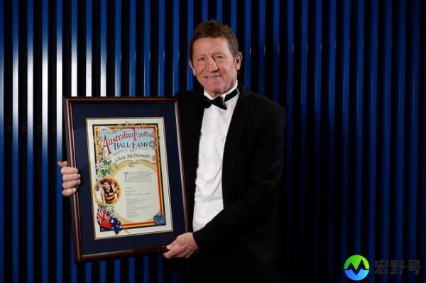 Chris McDermott, AFL Hall of Fame Inductee.