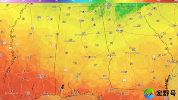 Tuesday highs