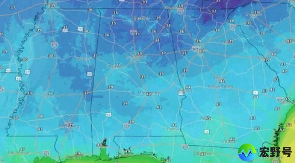 Thursday morning lows
