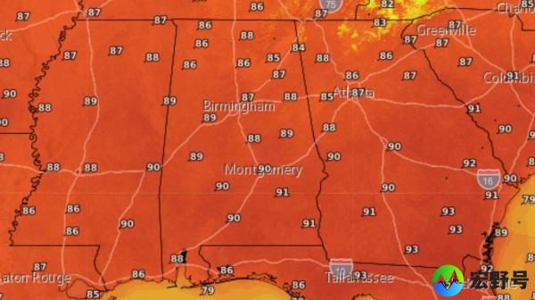 May 10 forecast highs