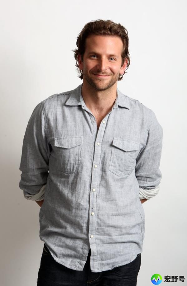 Bradley Cooper smiling. 