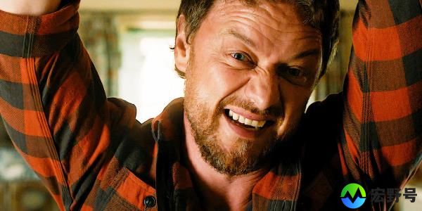 James McAvoy squinting while leaning against a door f<em></em>rame in the Speak No Evil remake