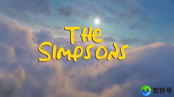 The Simpsons live-action title.