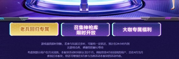 穿越火线4月老兵回归福利码2025-CF4月老兵回归福利码是什么
