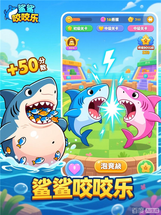 鲨鲨咬咬乐2026最新版-鲨鲨咬咬乐安卓手机版（暂未上线）